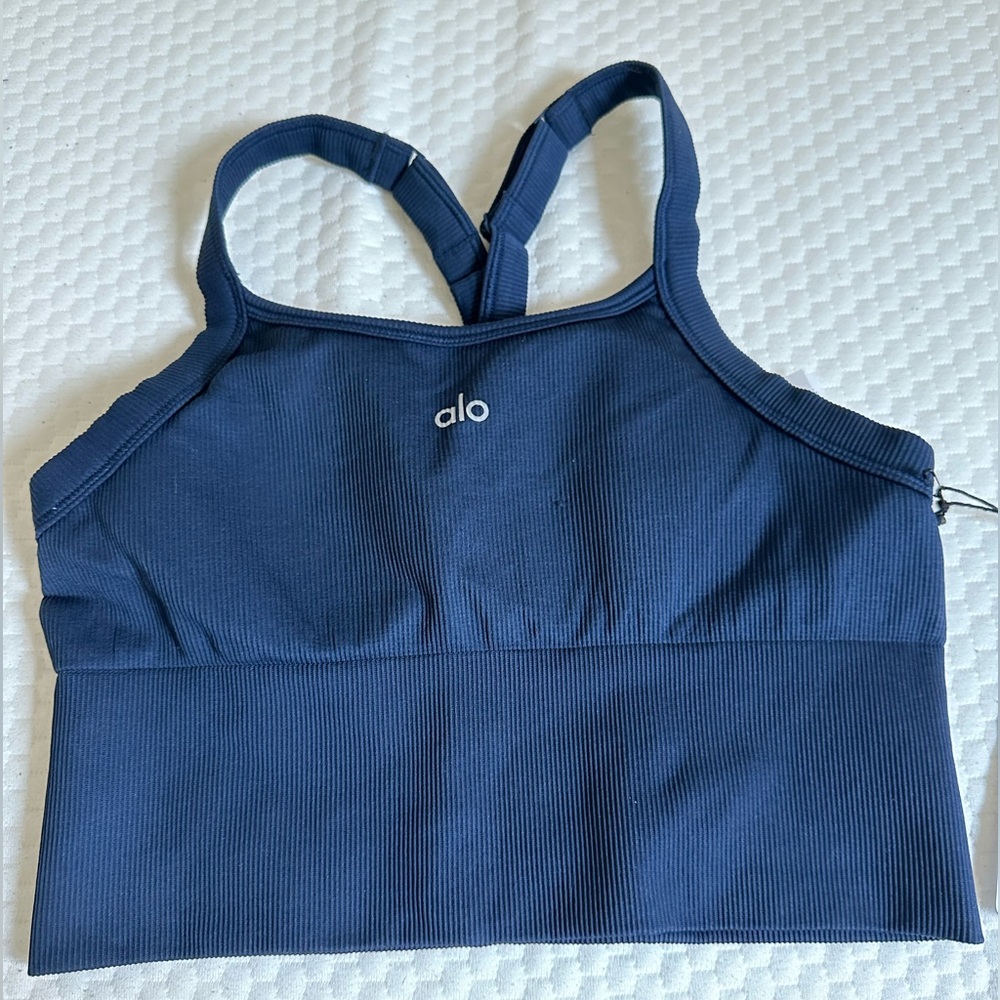 Alo Seamless Ribbed Bra Tank